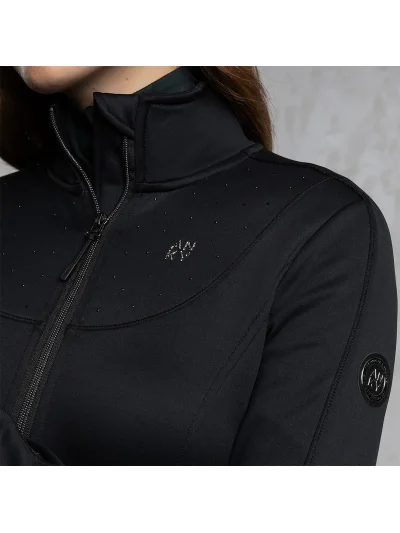 Chaqueta técnica midlayer en negro (Black) para mujer - Anky