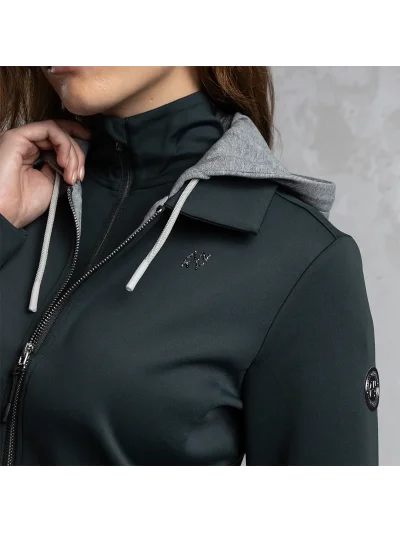 Chaqueta con capucha en verde (Forest River) para mujer - Anky - imagen 3
