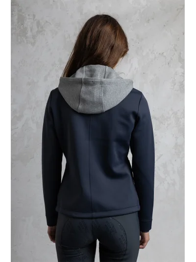 Chaqueta con capucha en azul marino (Inkwell) para mujer - Anky - imagen 2