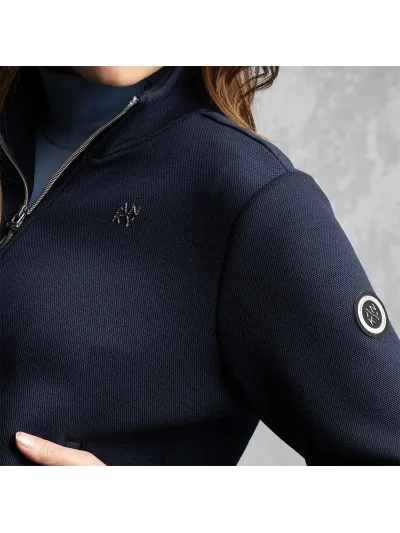 Chaqueta sudadera en azul marino (Inkwell) para mujer - Anky - imagen 3