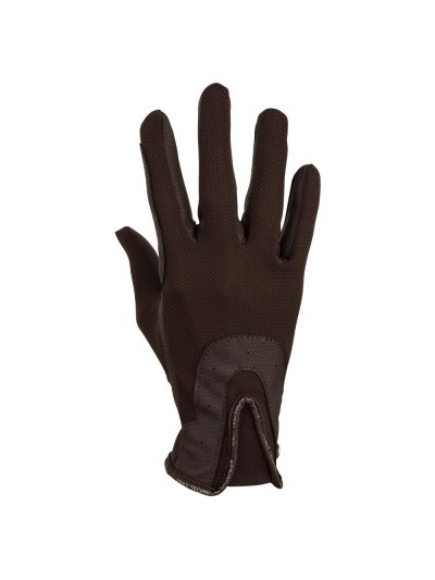 Guantes de verano marrones (tawny brown) para montar a caballo - Anky