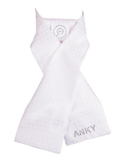 Plastrón blanco (Delux) para mujer - Anky