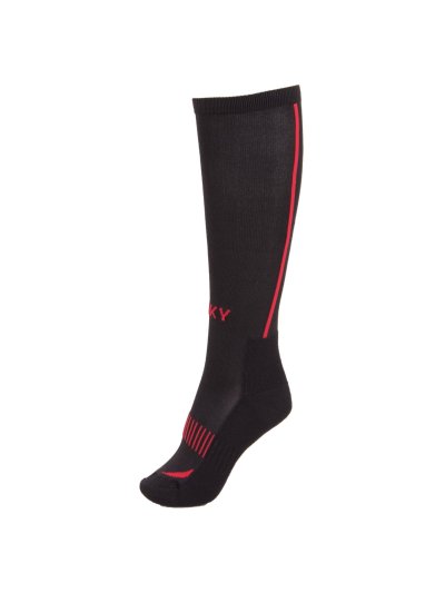 Calcetines técnicos altos negros y rojos - Anky