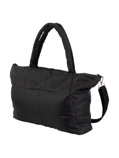 Bolsa/Bolso de mano  acolchado con cremallera color negro - Anky - imagen 3