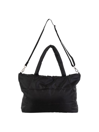 Bolsa/Bolso de mano  acolchado con cremallera color negro - Anky - imagen 2