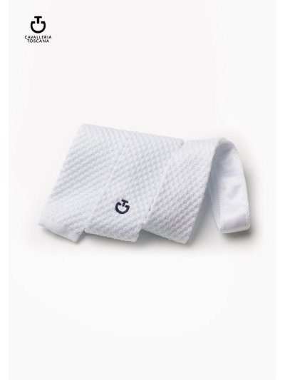 Tie model Tricot White color - Cavalleria Toscana