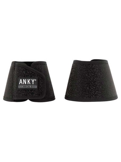 Pack de 2 campanas negras (black) con efecto de cristales para caballo (cob y/o full) - Anky