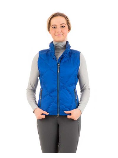 Queens Blue Padded Vest for Women - Anky