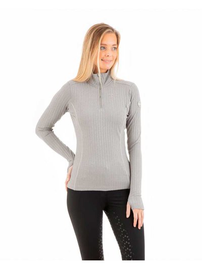 Grey (Silver) training jersey for women - Anky