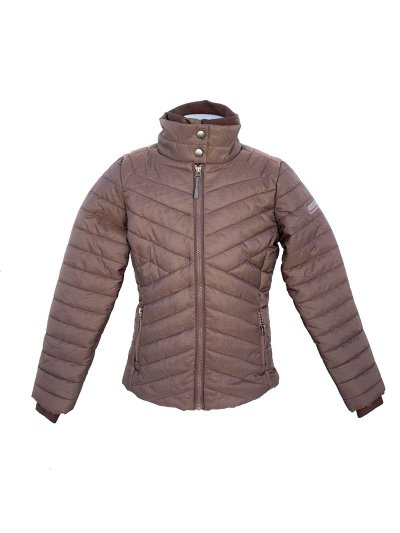 Abrigo acolchado doble marrón cobrizo (copper) para niña - Anky