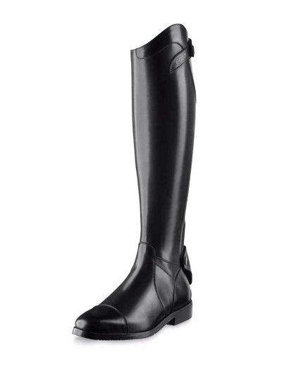 Botas de montar a caballo en cuero negro unisex modelo Aries - Ego7
