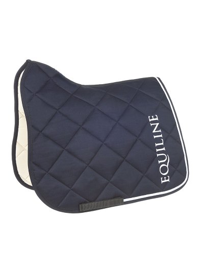 Sudadero de doma azul marino con bordado blanco para caballo (full) Chirillc - Equiline
