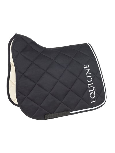 Sudadero de doma negro con bordado blanco para caballo (full) Chirillc - Equiline