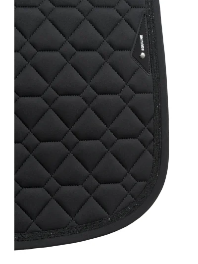Tapis de saut et de dressage matelassage Tech-Diamond noir à strass pour cheval EQGEMMA - Equiline - imagen 3