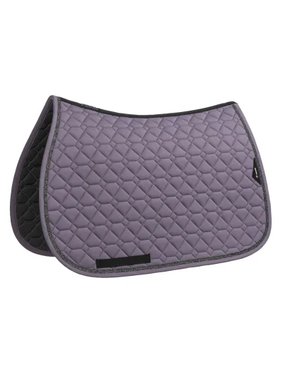 Tapis de saut et de dressage matelassage Tech-Diamond violet à strass pour cheval EQGEMMA - Equiline - imagen 2