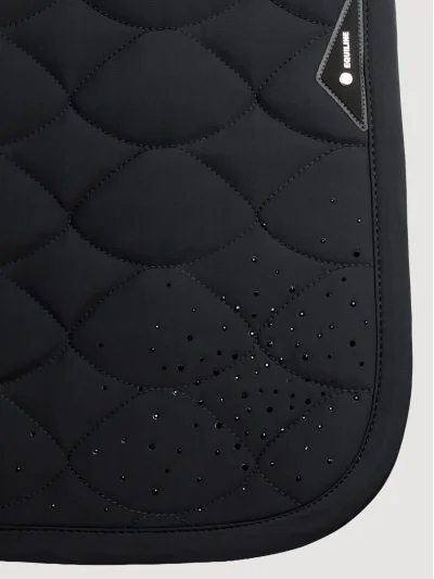 Tapis de selle de saut noir pour cheval - Equiline - imagen 3