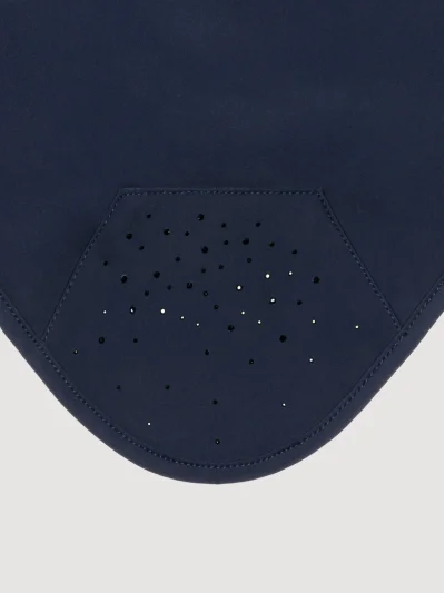 Bonnet bleu marine pour cheval - Equiline - imagen 2