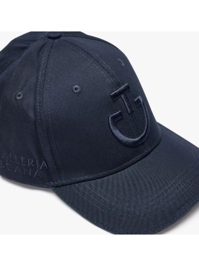 Gorra azul marino con logos bordados azul marino - Cavalleria Toscana - imagen 4