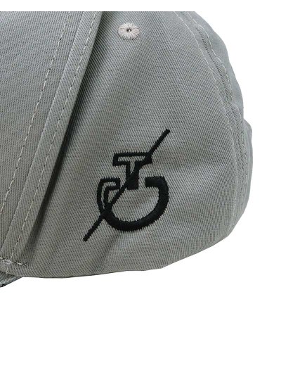 Casquette kaki clair/grisâtre avec logo brodé en noir CT Team - Cavalleria Toscana - imagen 3