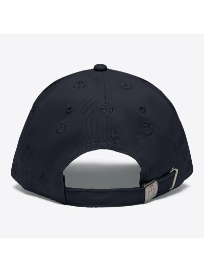 Gorra azul marino con bordado de micrologotipos - Cavalleria Toscana - imagen 3