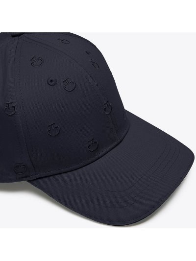 Gorra azul marino con bordado de micrologotipos - Cavalleria Toscana - imagen 2