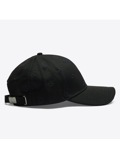 Gorra en color negro con bordado de micrologotipos - Cavalleria Toscana - imagen 4