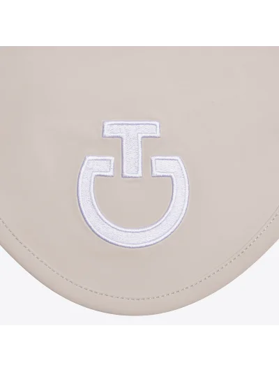 Bonnet en jersey léger beige clair (Birch) avec logo brodé pour cheval - Cavalleria Toscana - imagen 2