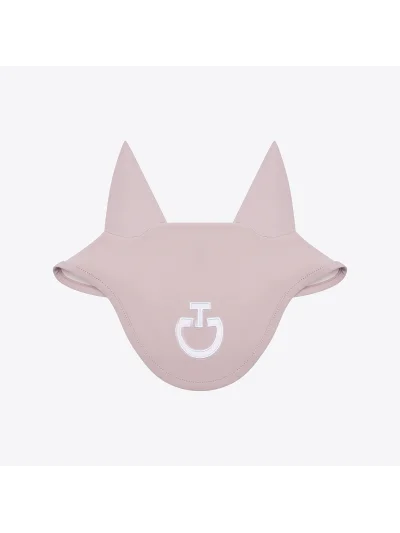 Bonnet en jersey léger rose clair (Violet Ice) avec logo brodé pour cheval - Cavalleria Toscana