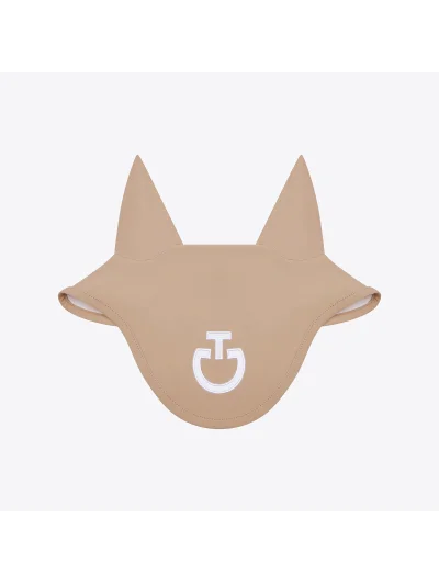 Bonnet en jersey léger camel (Brush) avec logo brodé pour cheval - Cavalleria Toscana