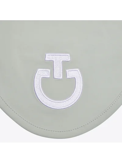 Bonnet en jersey léger vert sauge (Belgian Block) avec logo brodé pour cheval - Cavalleria Toscana - imagen 2
