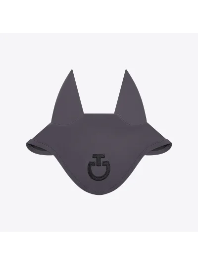 Bonnet en jersey léger gris anthracite (Charcoal) avec logo brodé pour cheval - Cavalleria Toscana