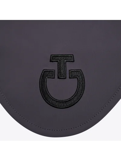 Bonnet en jersey léger gris anthracite (Charcoal) avec logo brodé pour cheval - Cavalleria Toscana - imagen 2