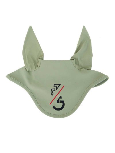 Khaki jersey earnets with fine elastic ears for horse CT Team - Cavalleria Toscana