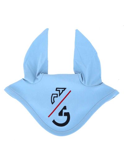 Light blue jersey earnets with fine elastic ears for pony CT Team - Cavalleria Toscana