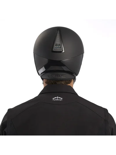 Casco de equitación negro mate con visera brillante Vita GST - Veredus - imagen 3