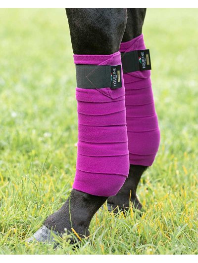 Lot de 2 Bandes polaires de travail violetas pour cheval Codic - Equiline - imagen 2
