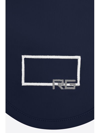 Bonnet en jersey bleu marine avec logo pour cheval - RG - imagen 2