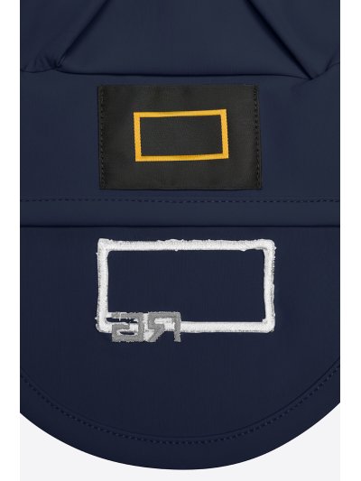 Bonnet en jersey bleu marine avec logo pour cheval - RG - imagen 3