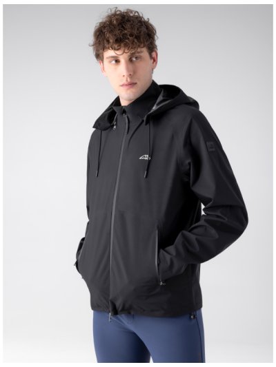 Chaqueta impermeable negra para hombre Colinec - Equiline
