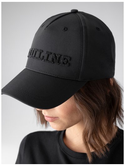 Gorra negra con logo frontal efecto cristal Ginteg - Equiline - imagen 3