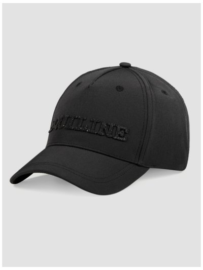 Gorra negra con logo frontal efecto cristal Ginteg - Equiline