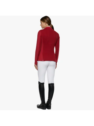 Americana de concurso roja ligera con cremallera para mujer R-EVO - Cavalleria Toscana - imagen 3