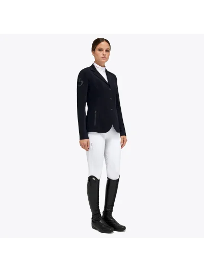 Americana de concurso azul marino ligera con cremallera para mujer R-EVO - Cavalleria Toscana - imagen 2