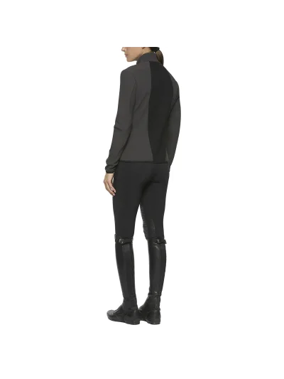 Dark Grey Fleece-Lined Softshell Jacket for Women – Cavalleria Toscana Revolution - imagen 4