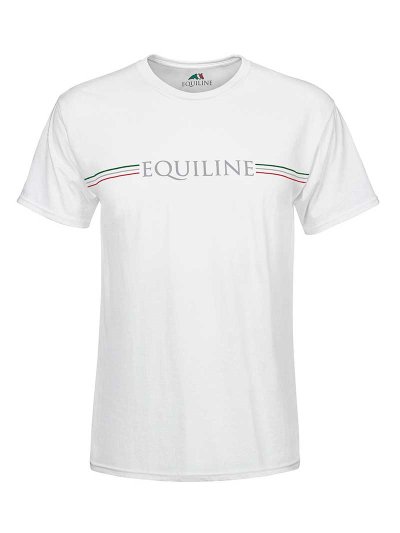 Camiseta casual de manga corta blanca para hombre - Equiline