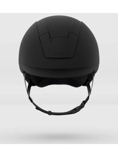 Casco de equitación negro mate con detalle frontal satinado (Hunter Black) Kooki - Kask - imagen 2
