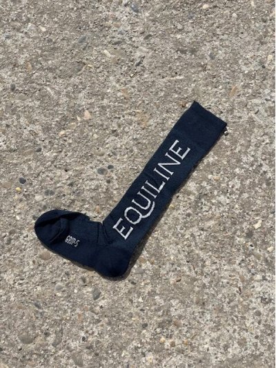 Calcetines altos azules unisex Bee - Equiline