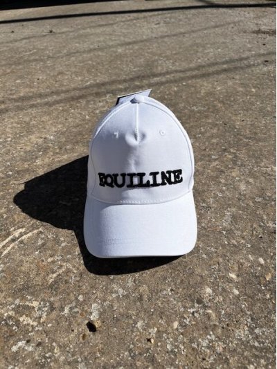 Gorra blanca con logo frontal efecto cristal Ginteg - Equiline