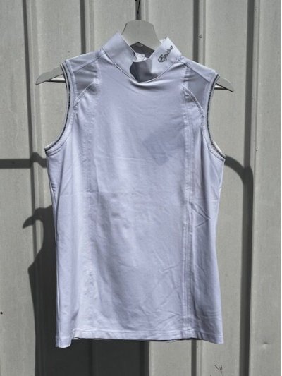 Polo de compétition blanc pour femme - Equiline