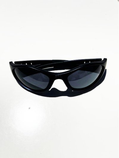 Gafas azul marino mate con cristal negro - GPA